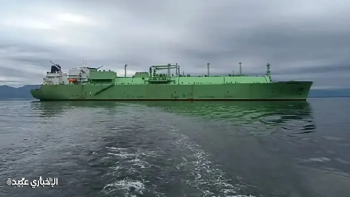 الباخرة الروسية  في البحر المتوسط